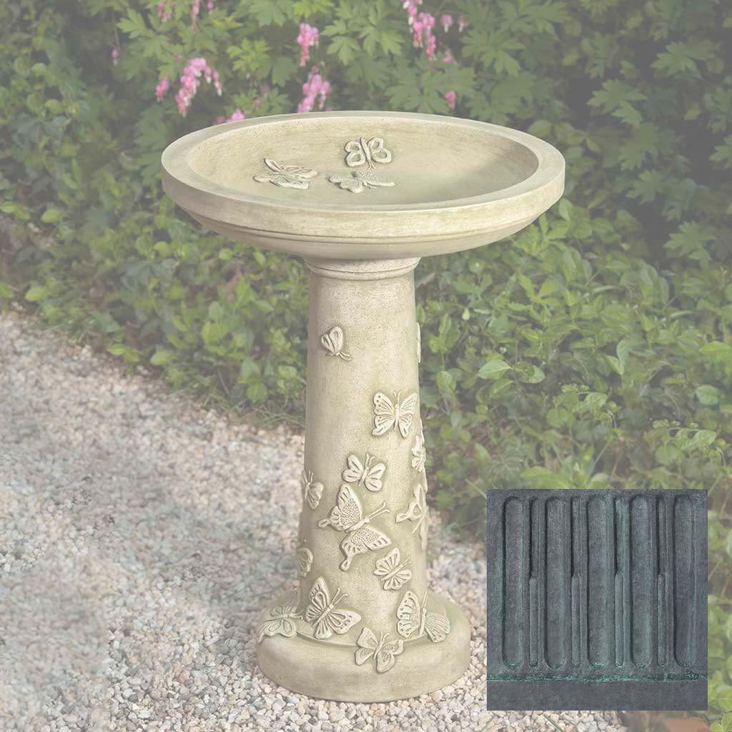 Butterflies are Free Birdbath