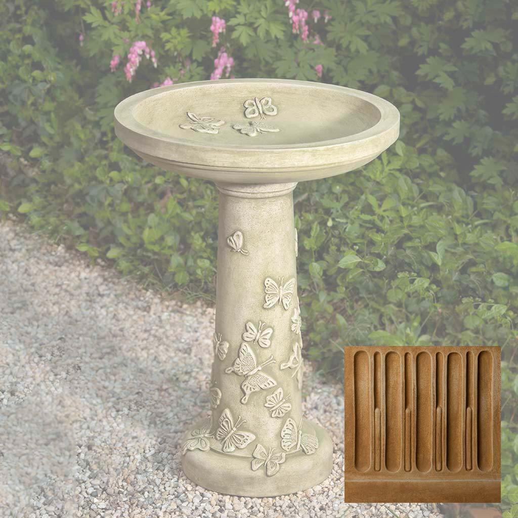 Butterflies are Free Birdbath