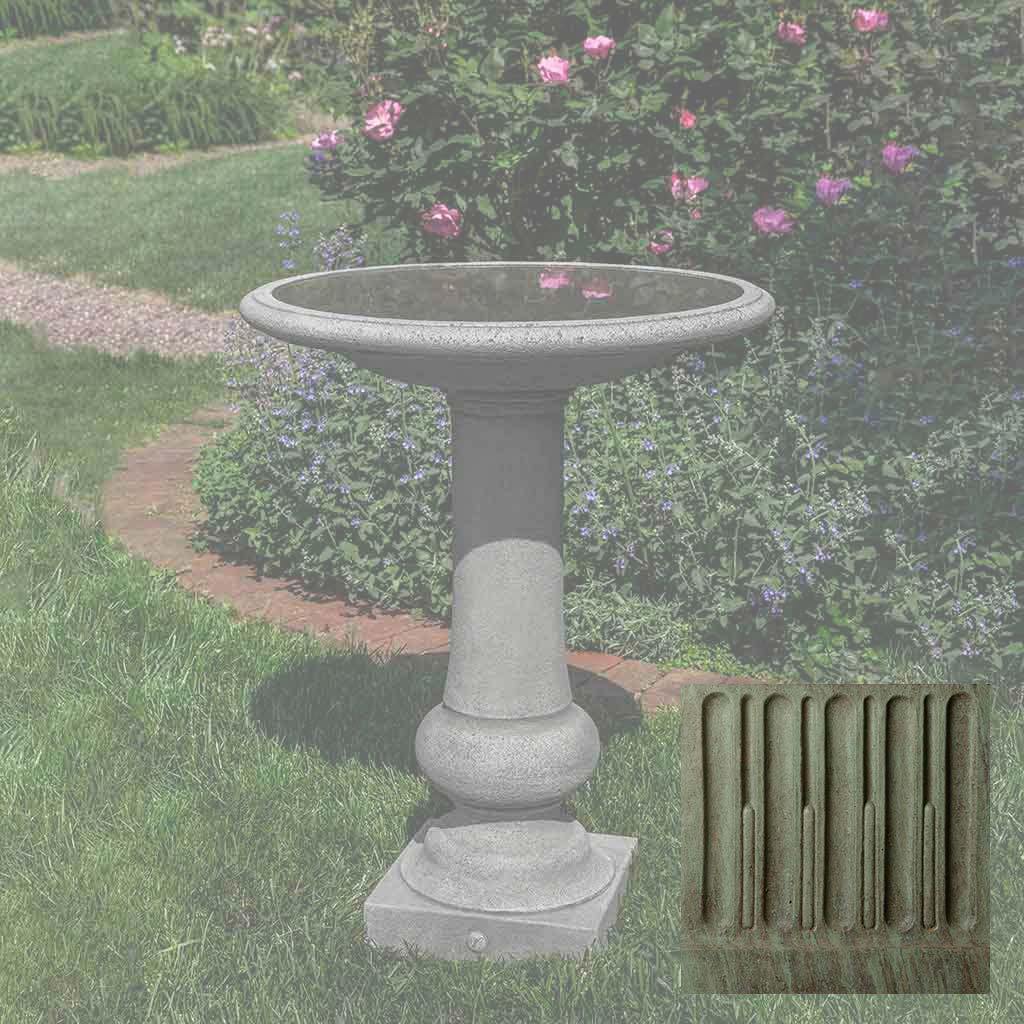 Williamsburg Boxwood Garden Birdbath
