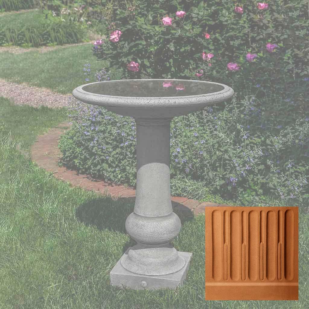 Williamsburg Boxwood Garden Birdbath