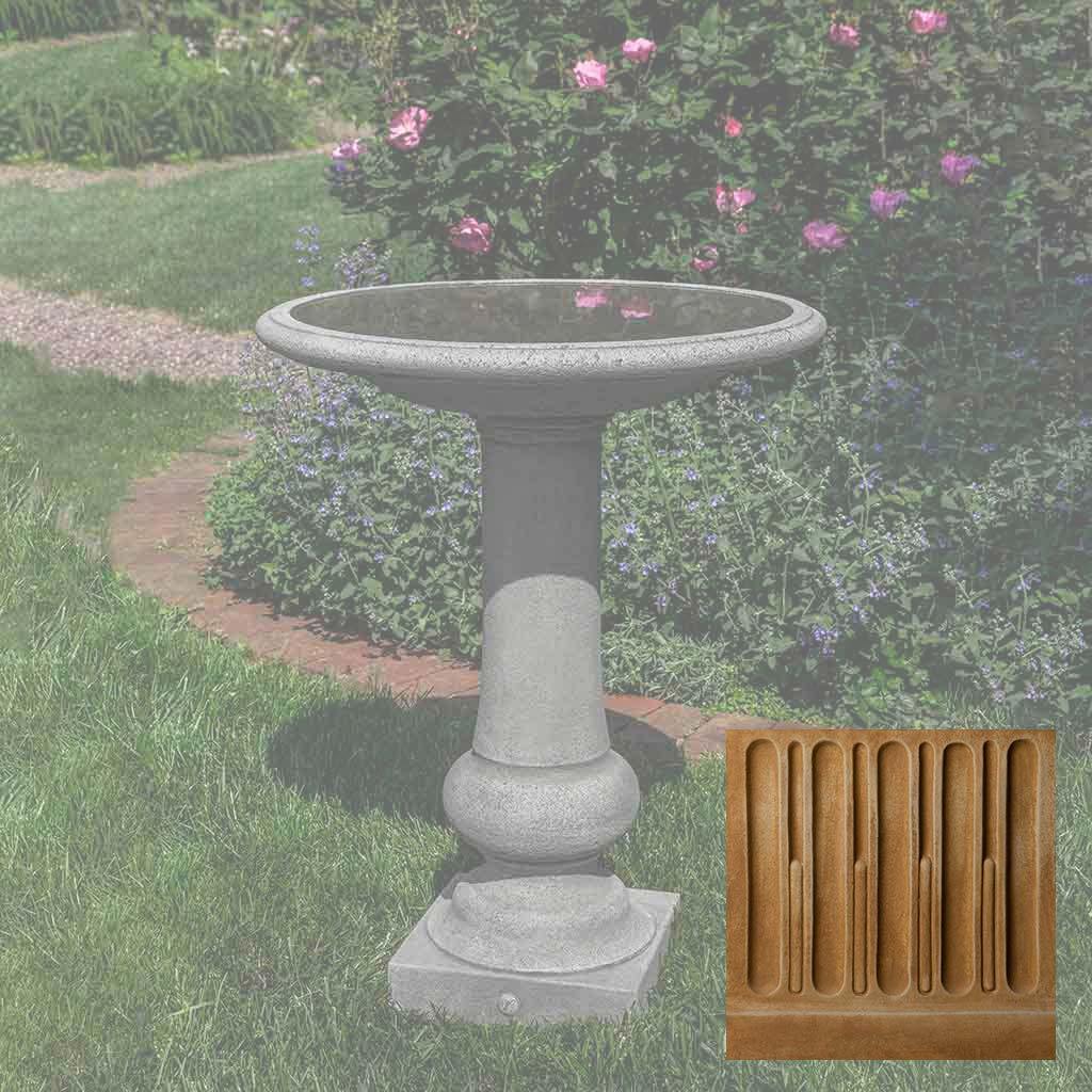Williamsburg Boxwood Garden Birdbath