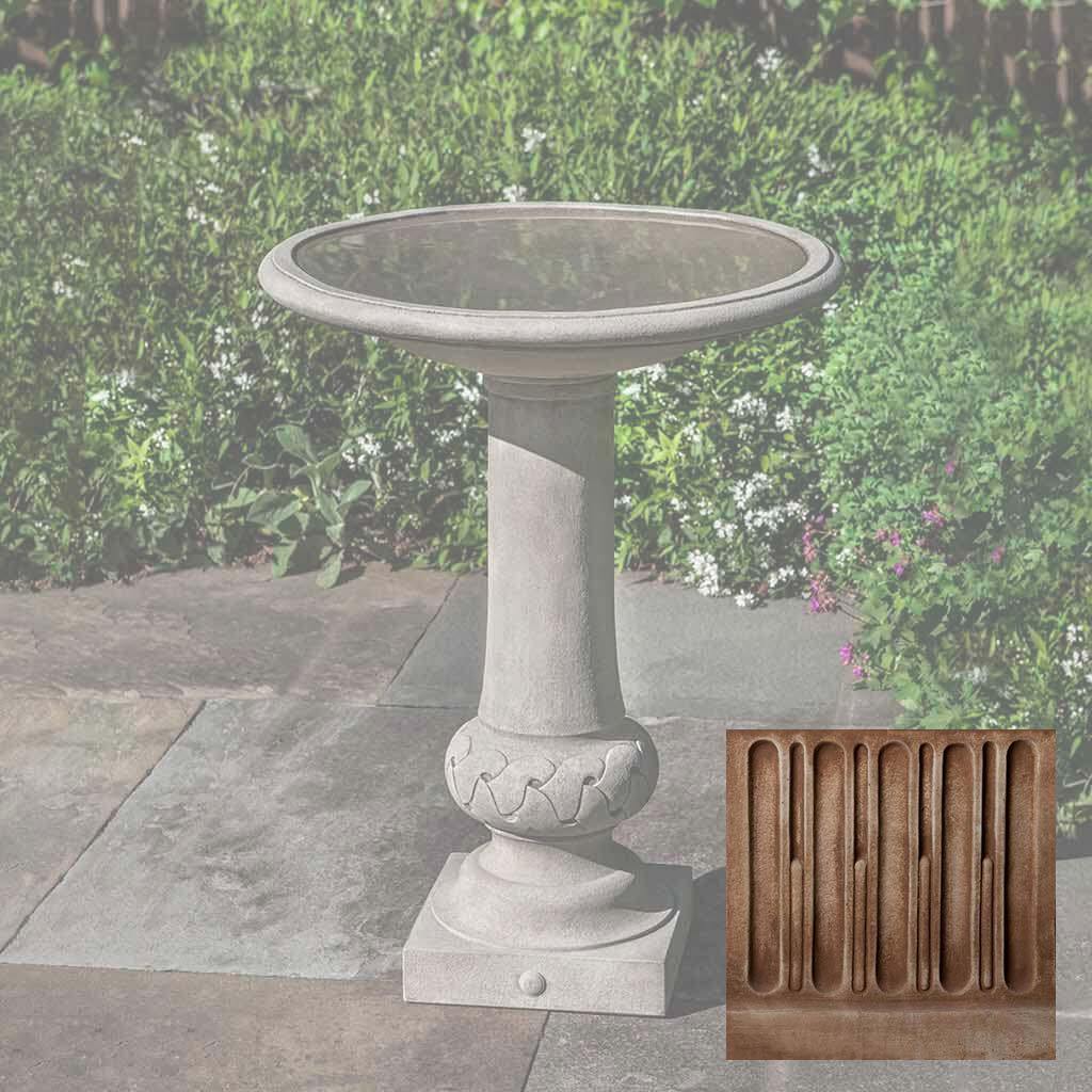 Williamsburg Knot Garden Birdbath