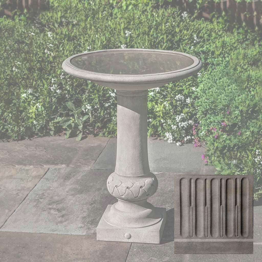 Williamsburg Knot Garden Birdbath