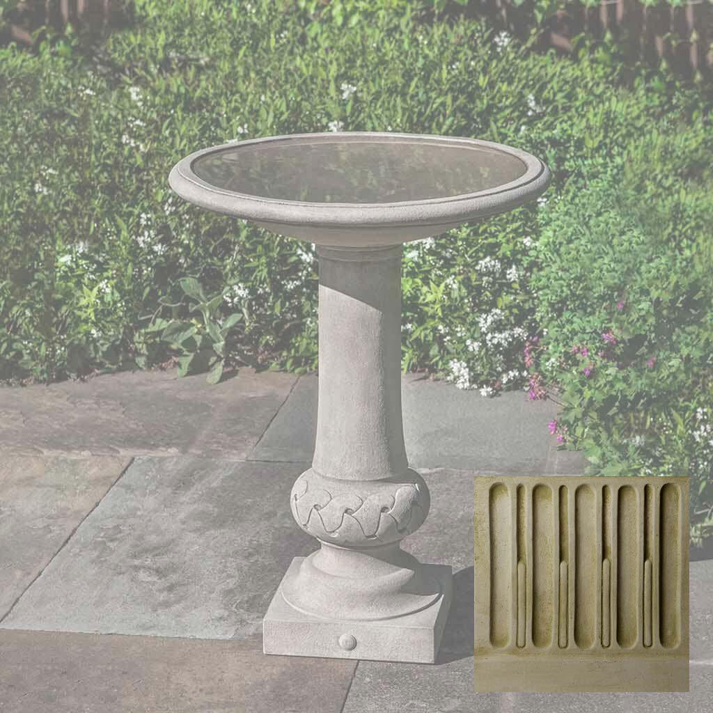 Williamsburg Knot Garden Birdbath