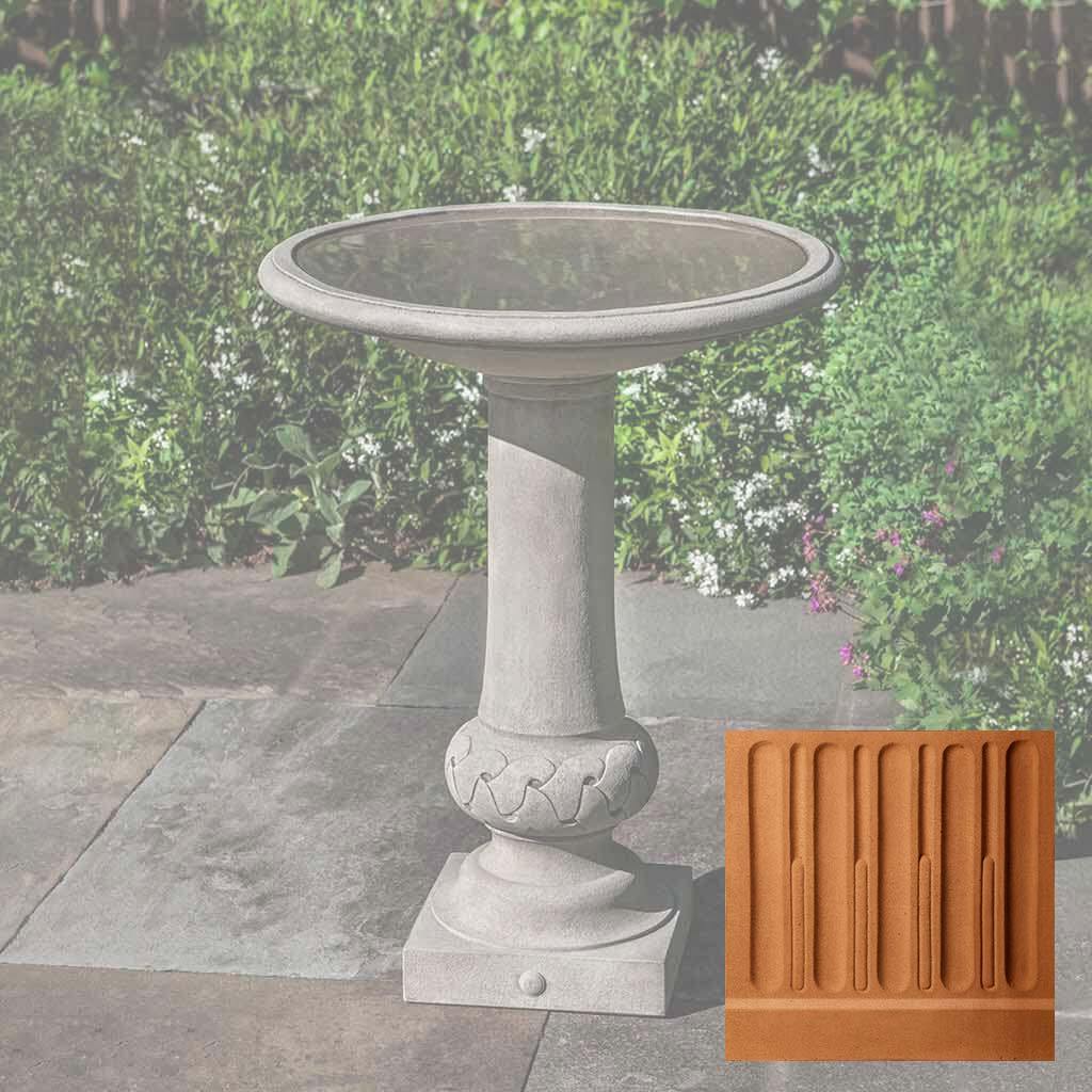 Williamsburg Knot Garden Birdbath