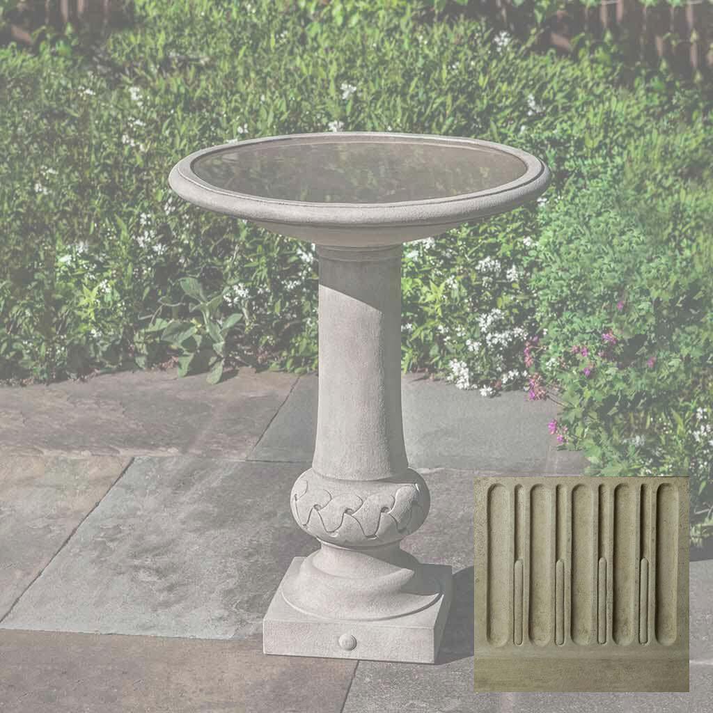 Williamsburg Knot Garden Birdbath