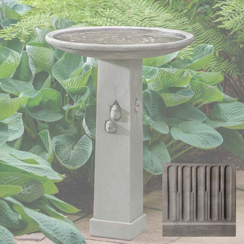 Birdhouse Birdbath