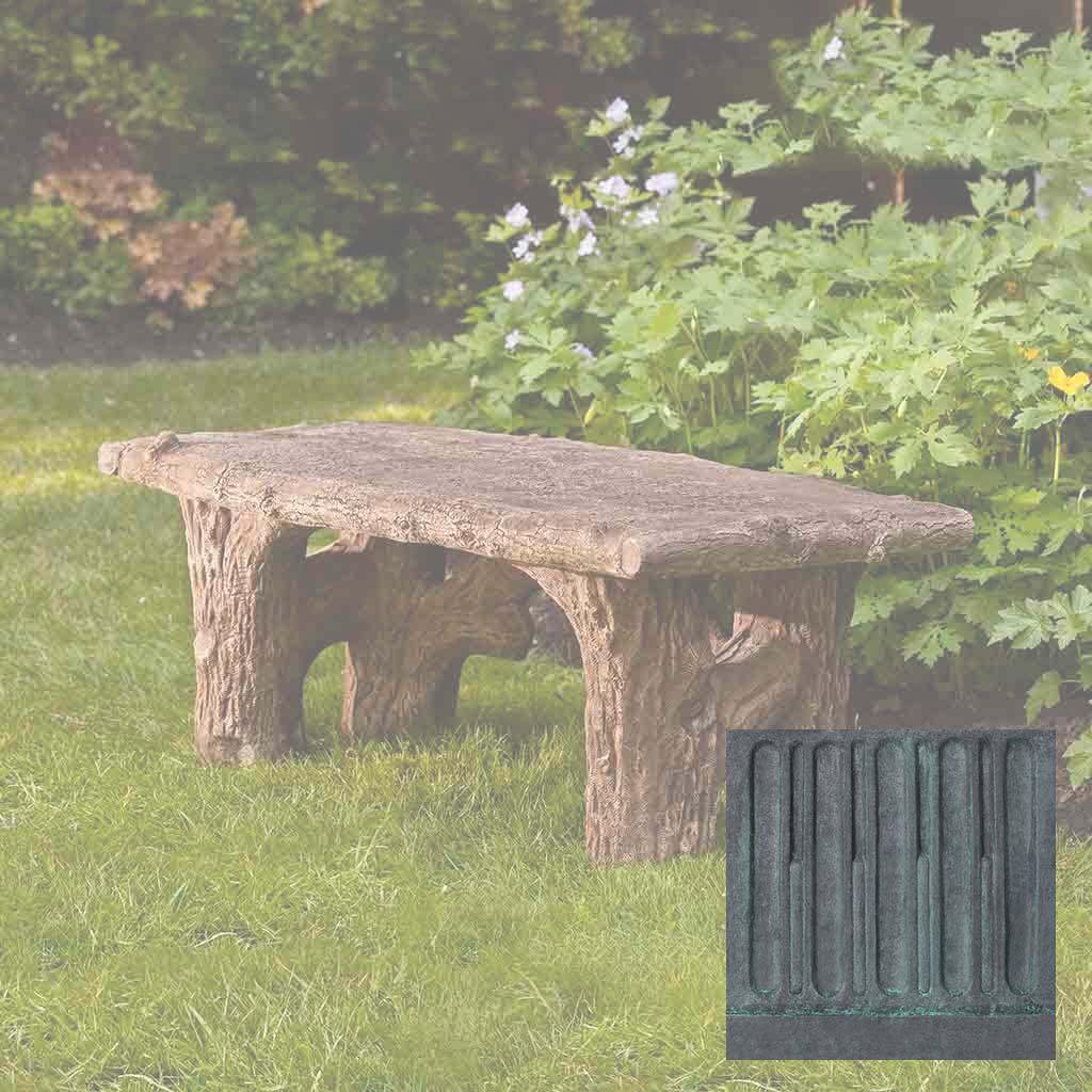 Faux Bois Bench
