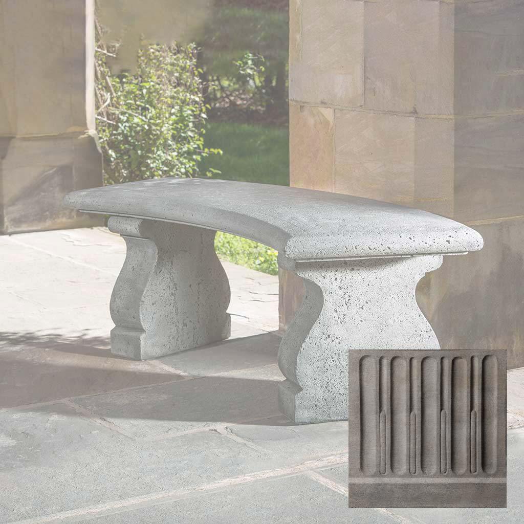 Provencal Curved Bench
