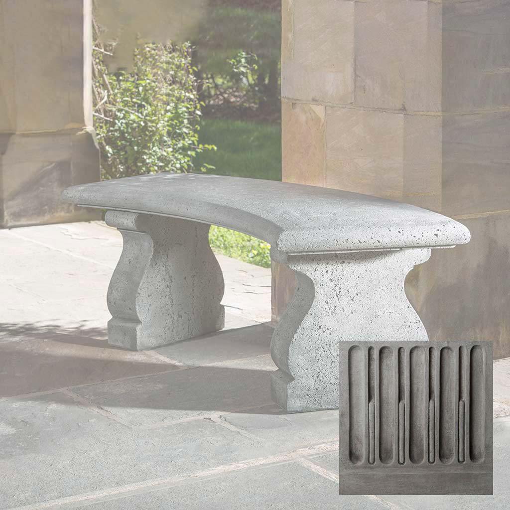 Provencal Curved Bench