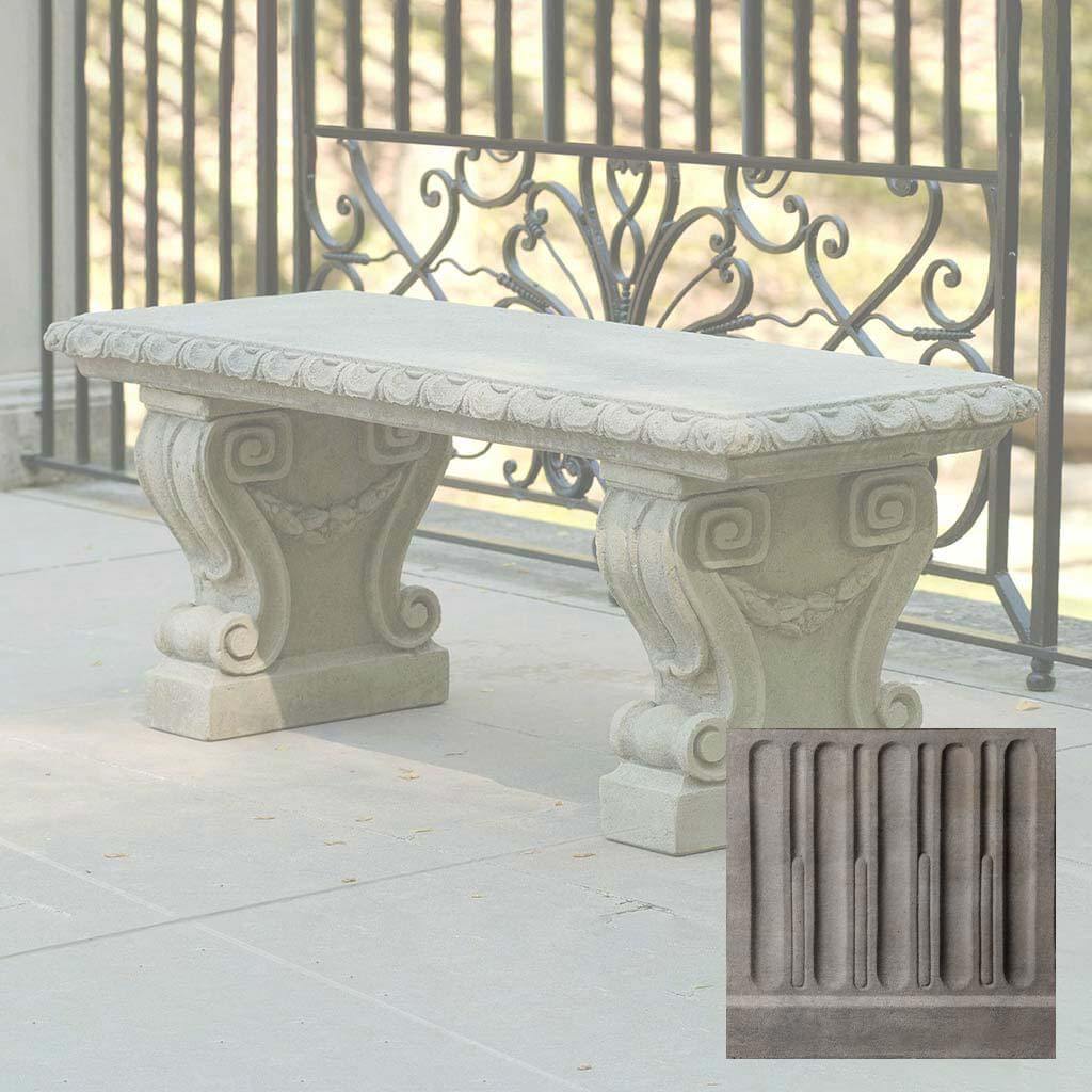 Longwood Main Fountain Garden Bench