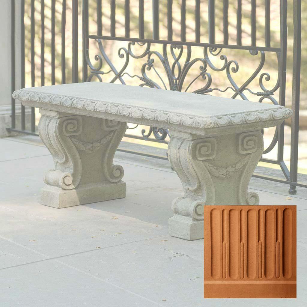 Longwood Main Fountain Garden Bench