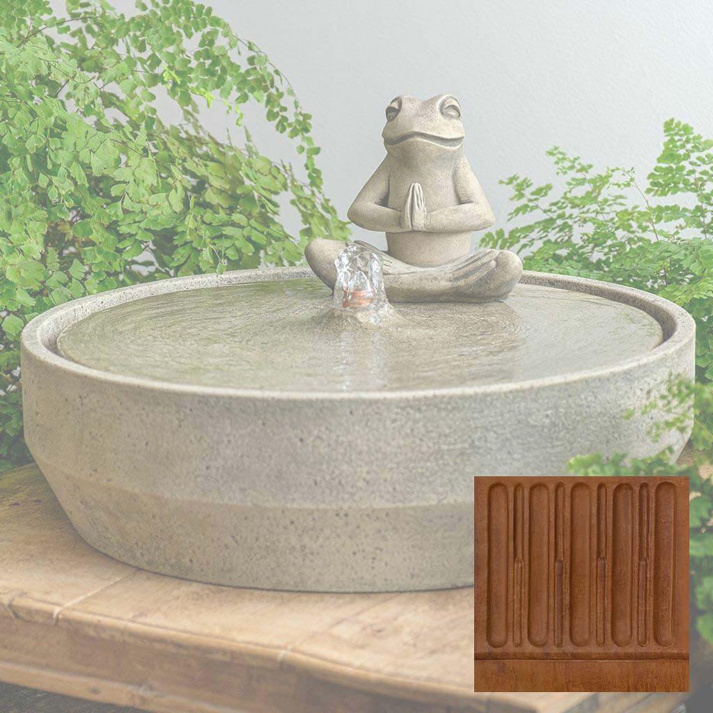 Yoga Frog Beveled Fountain