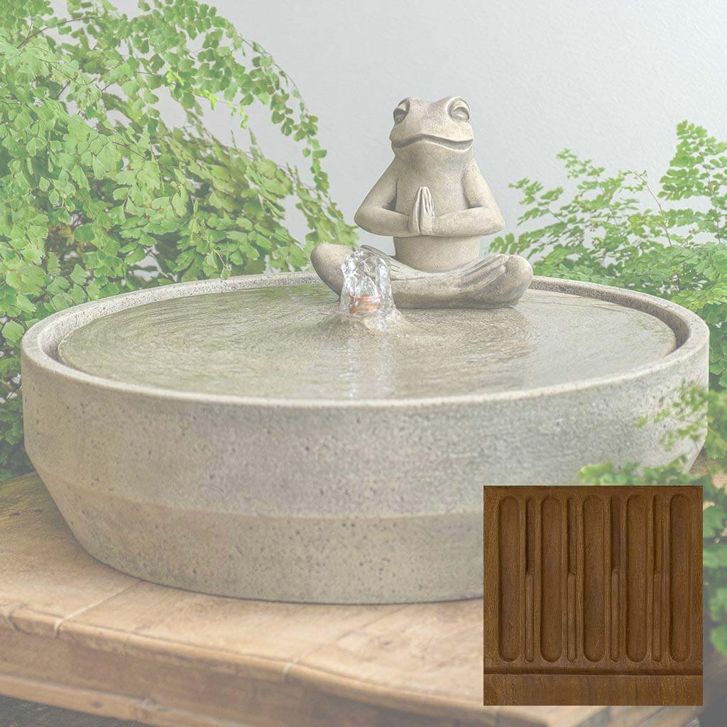 Yoga Frog Beveled Fountain