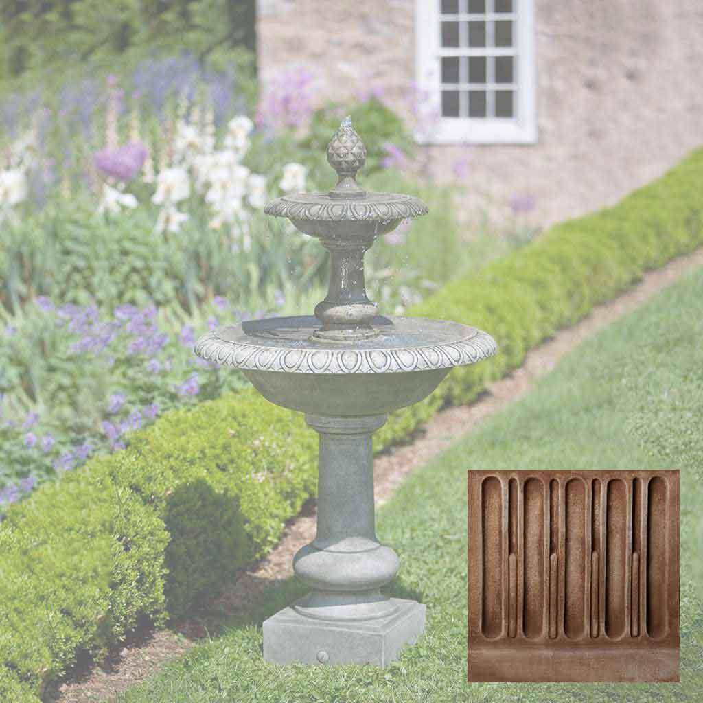 Williamsburg Pineapple Two Tier Fountain
