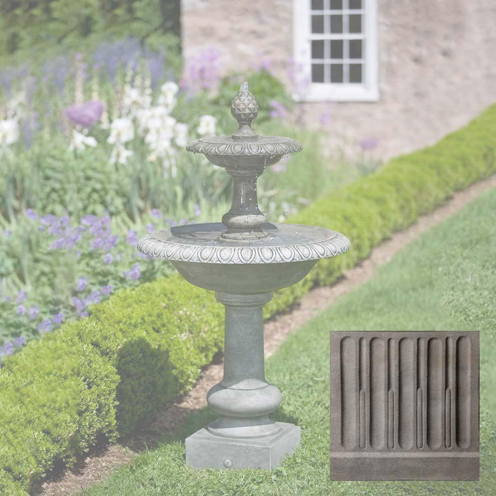Williamsburg Pineapple Two Tier Fountain