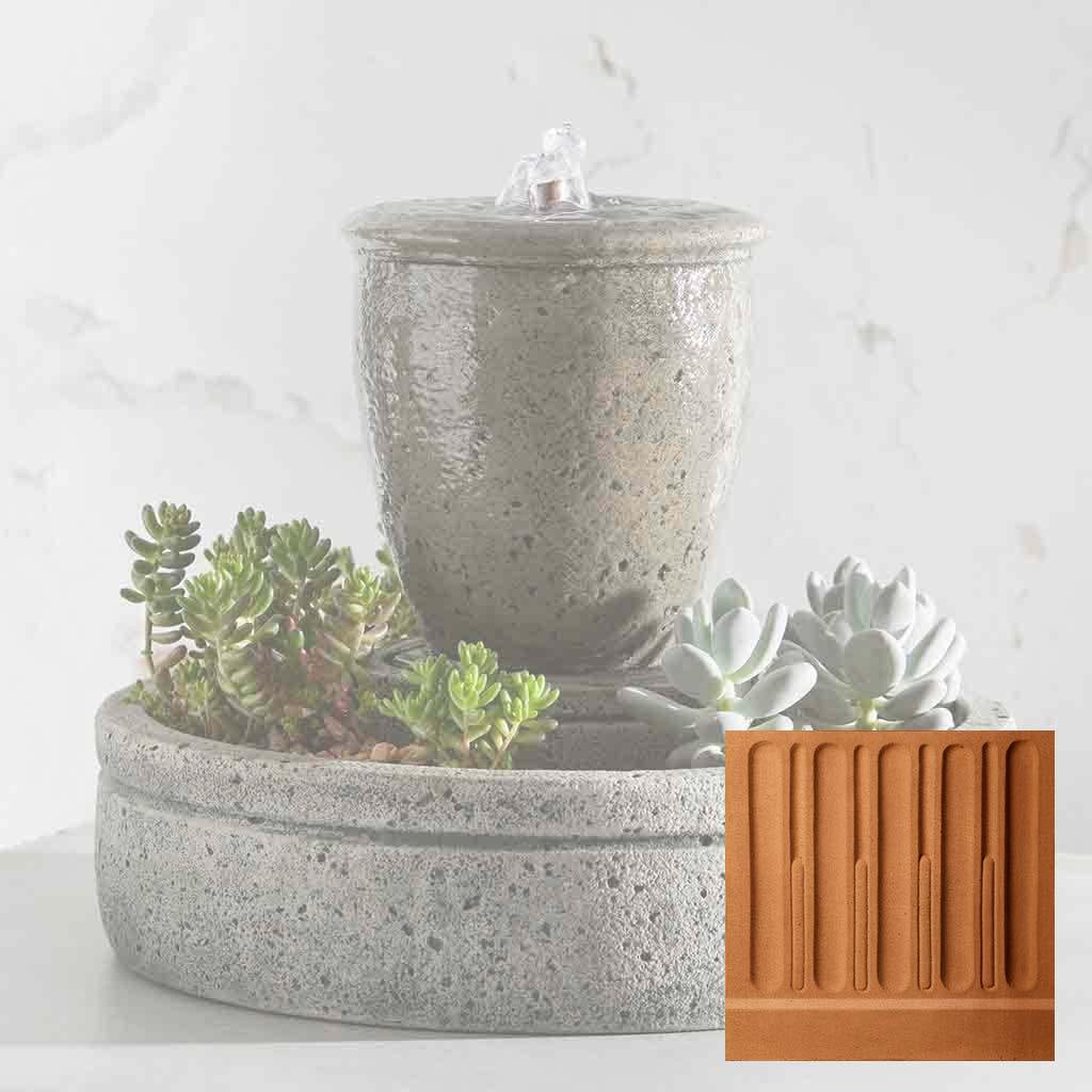 M-Series Textured Spa Fountain with Planter