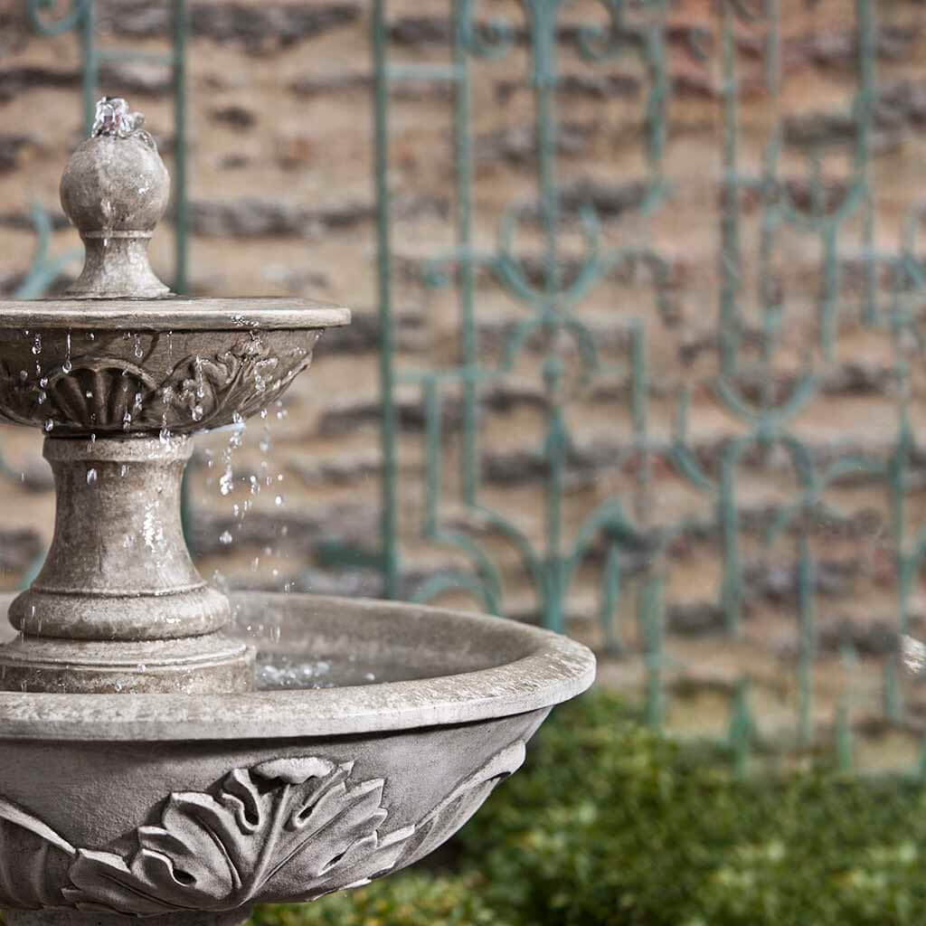 Acanthus Two Tiered Fountain