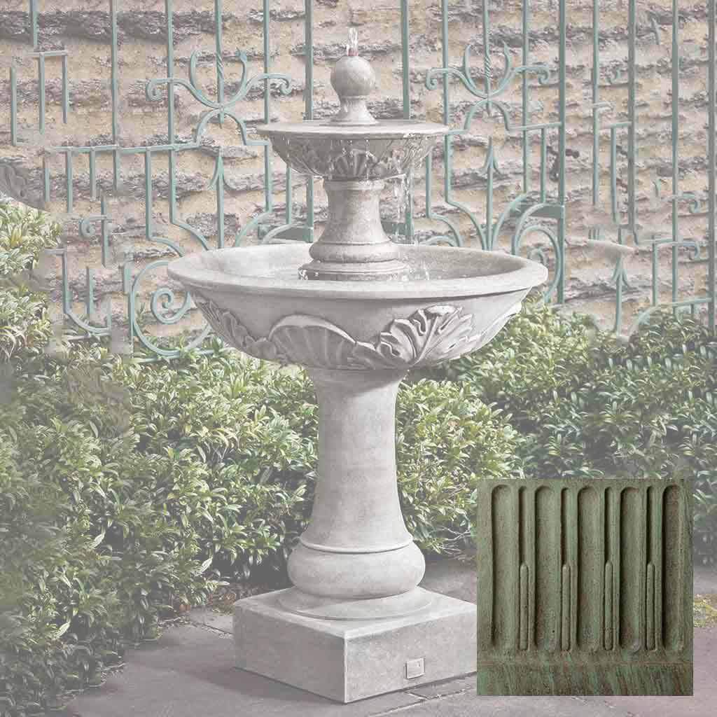 Acanthus Two Tiered Fountain