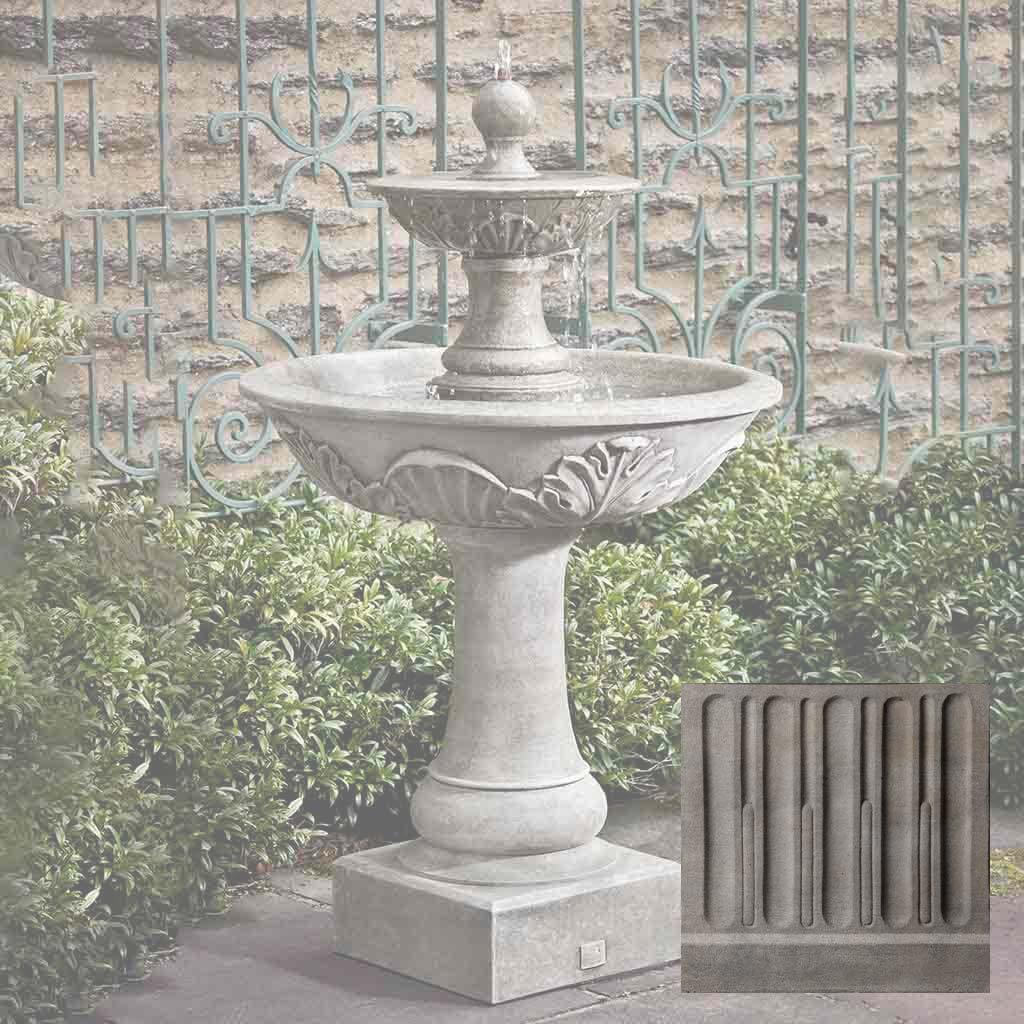 Acanthus Two Tiered Fountain