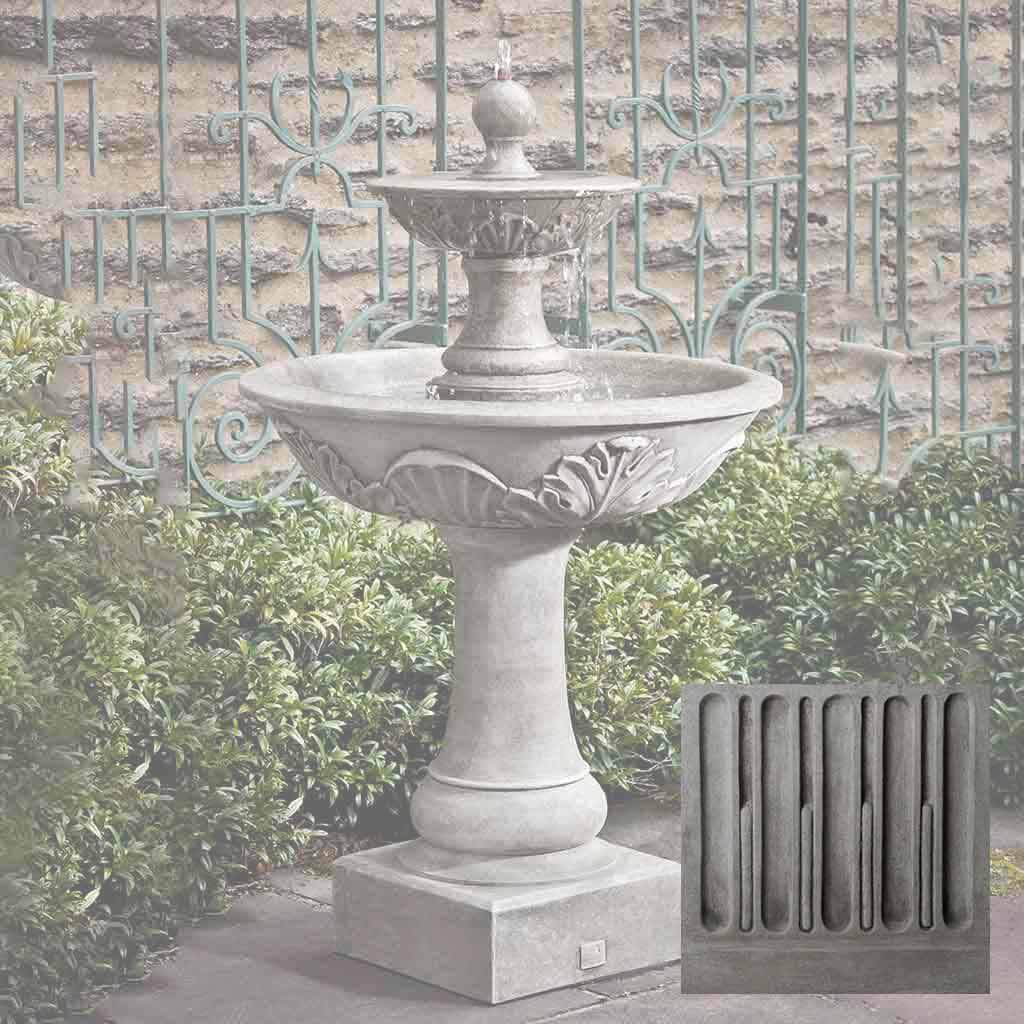 Acanthus Two Tiered Fountain