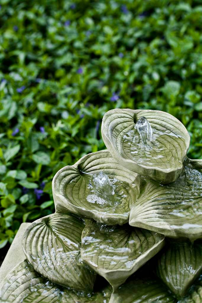 Cascading Hosta Fountain