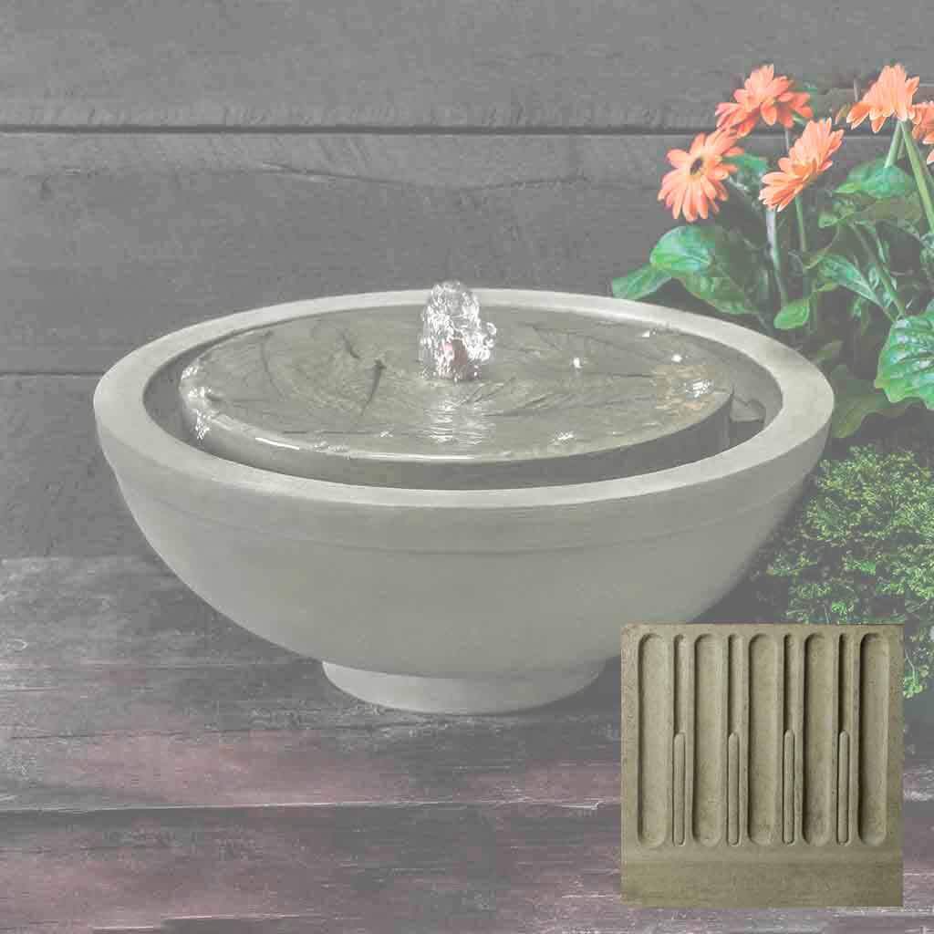 Hydrangea Leaves Garden Terrace Fountain