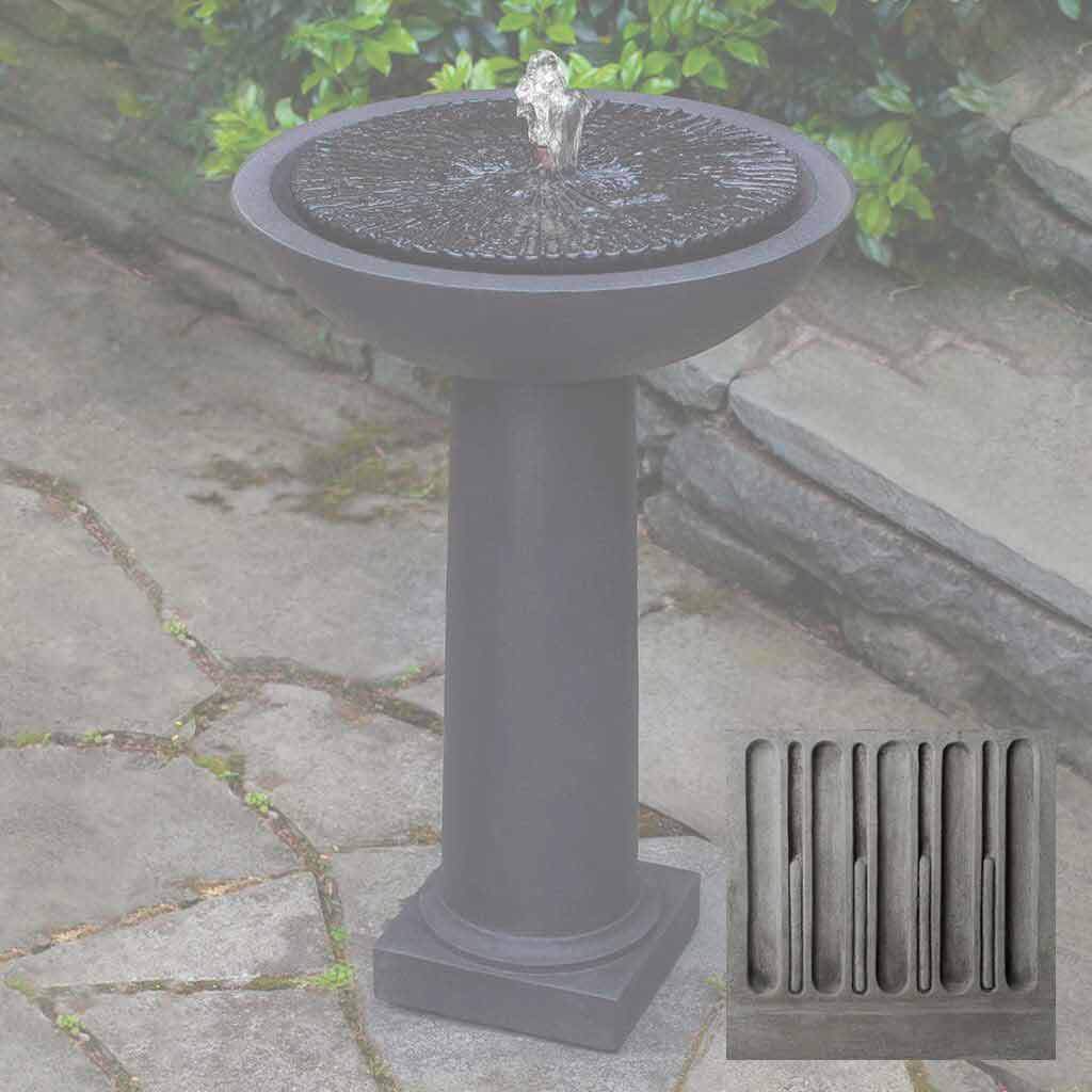 Equinox Birdbath Fountain