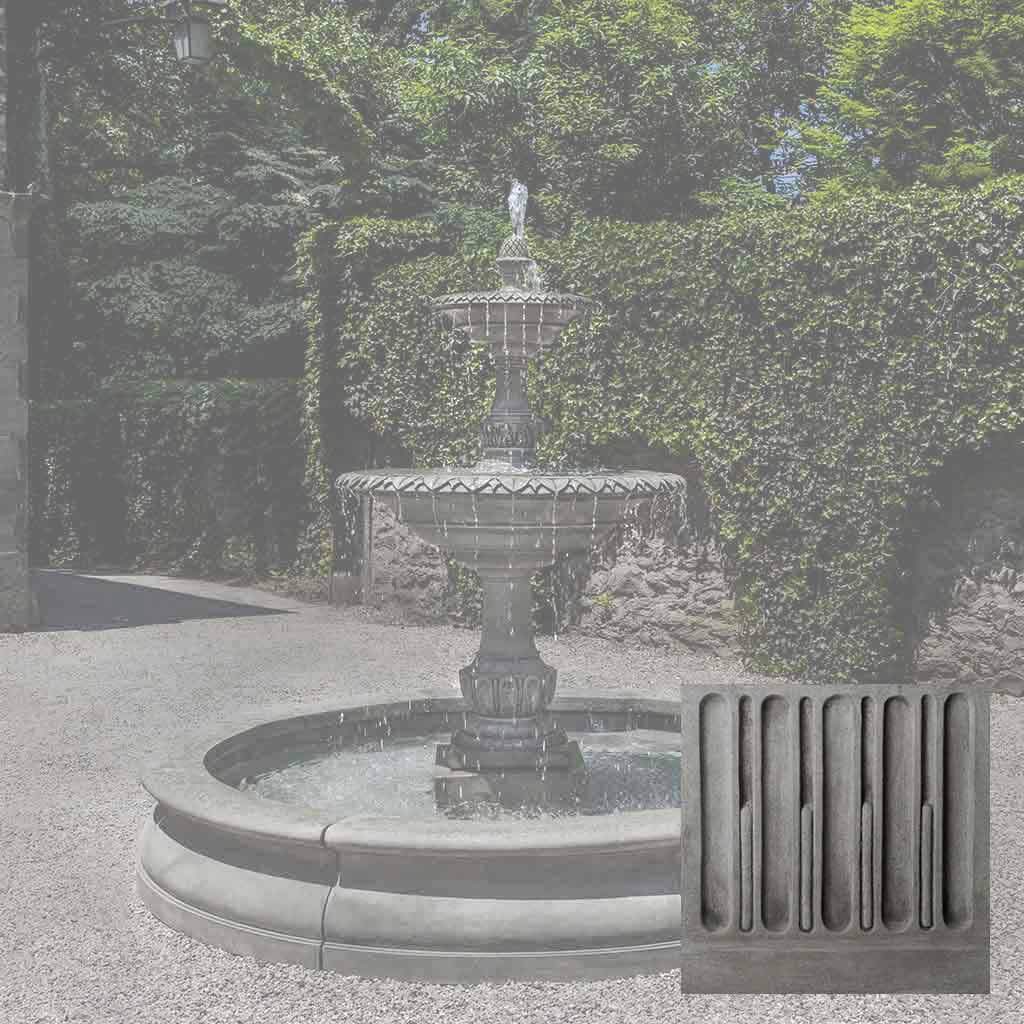Charleston Fountain in Basin
