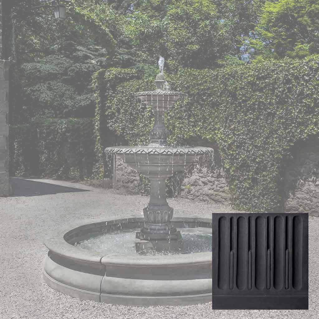 Charleston Fountain in Basin