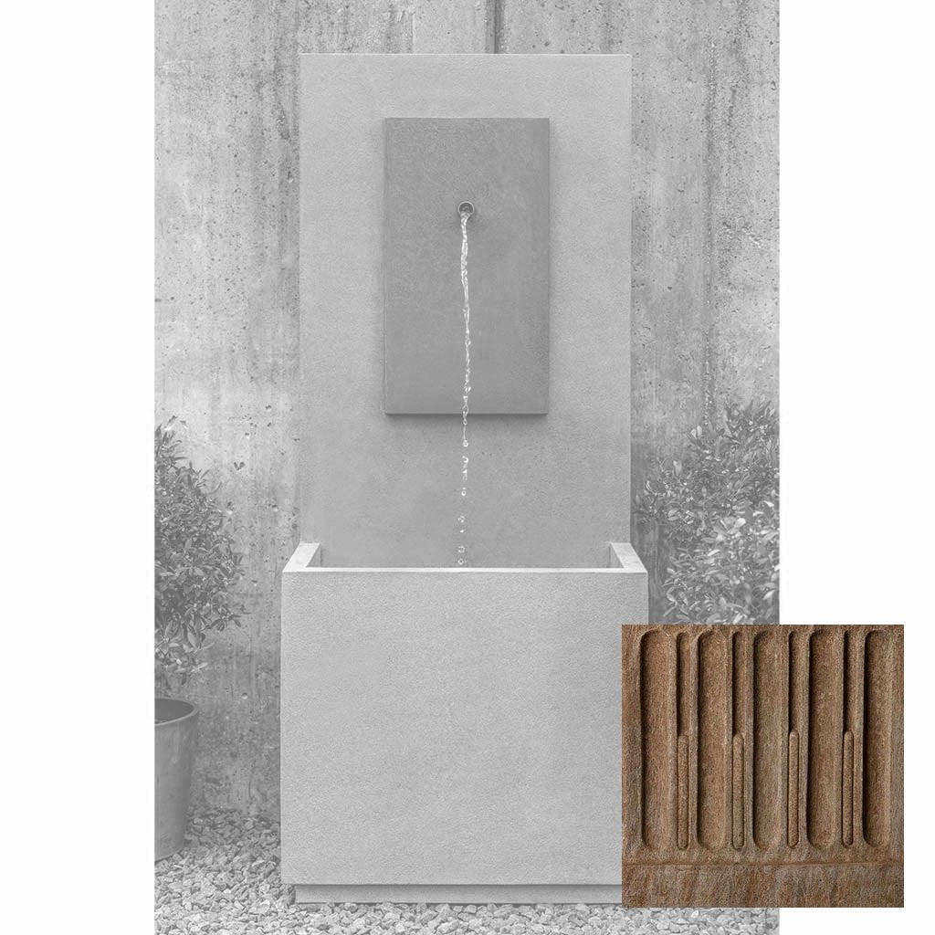 MC-1 Fountain - Corten Steel Face