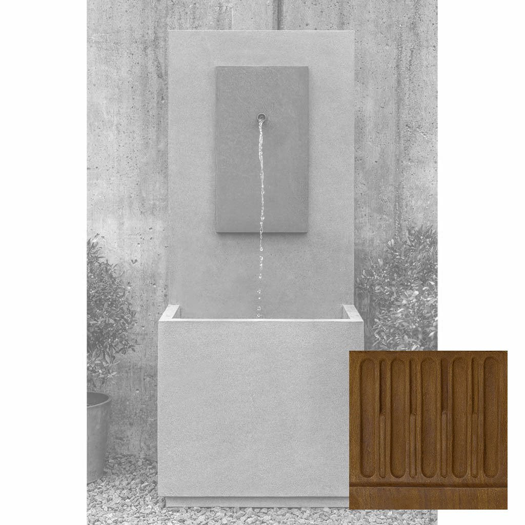 MC-1 Fountain - Corten Steel Face