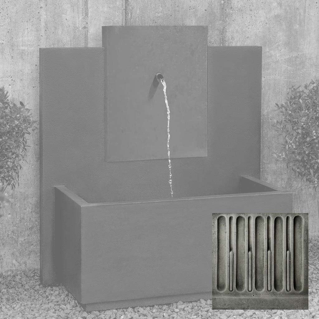 MC-3 Fountain - Corten Steel Face