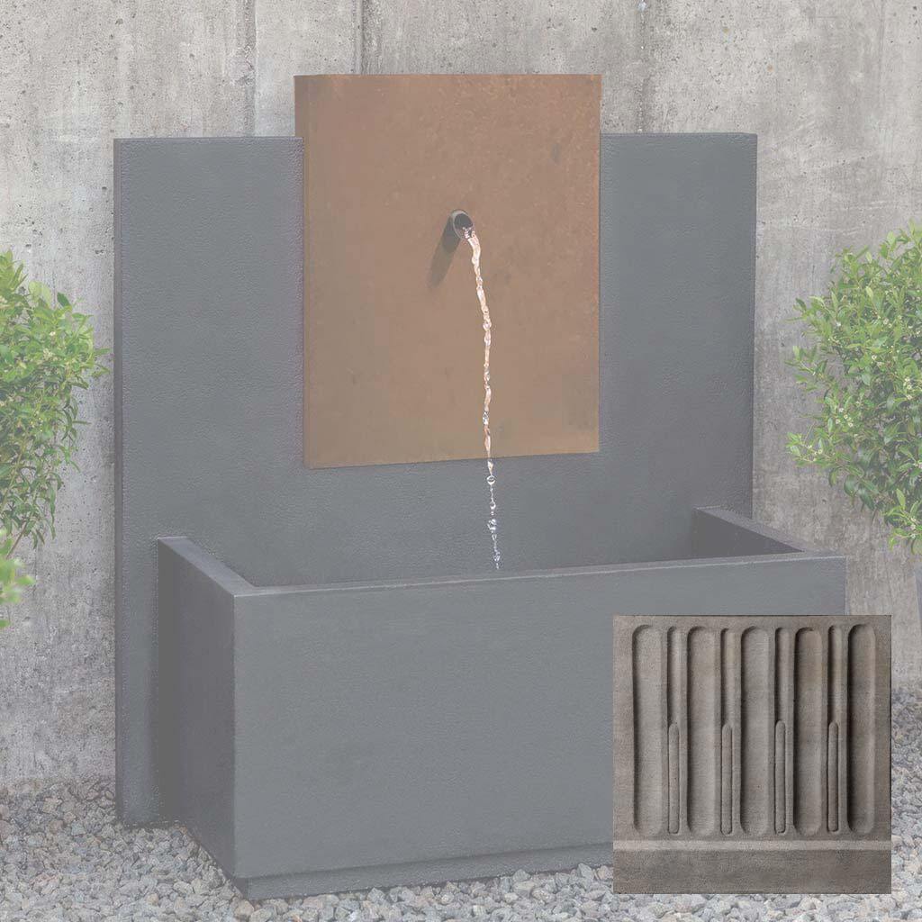 MC-3 Fountain - Corten Steel Face