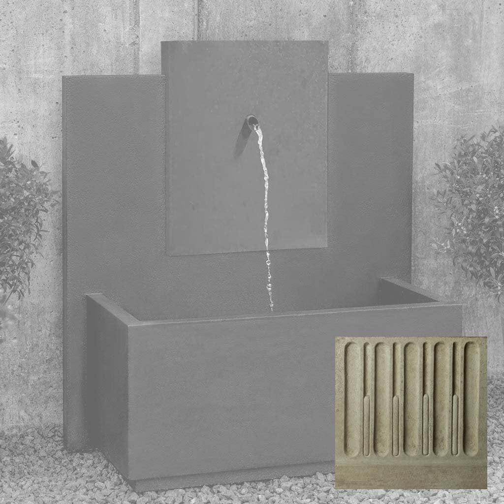 MC-3 Fountain - Corten Steel Face