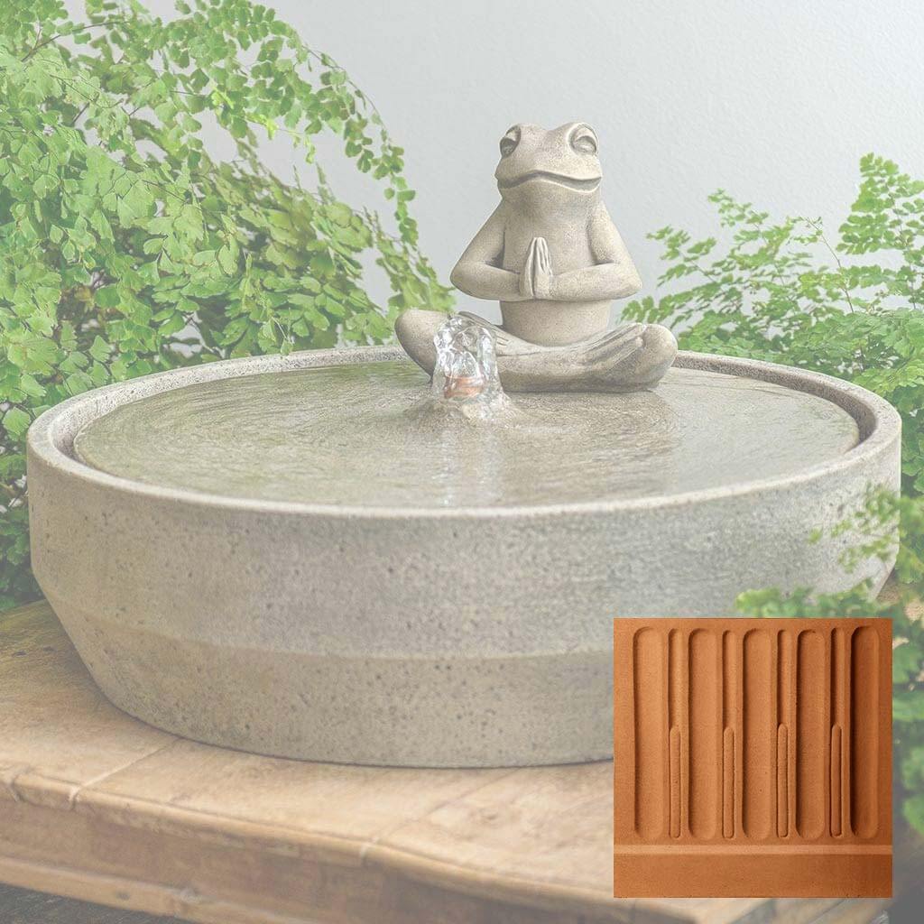 Yoga Frog Beveled Fountain