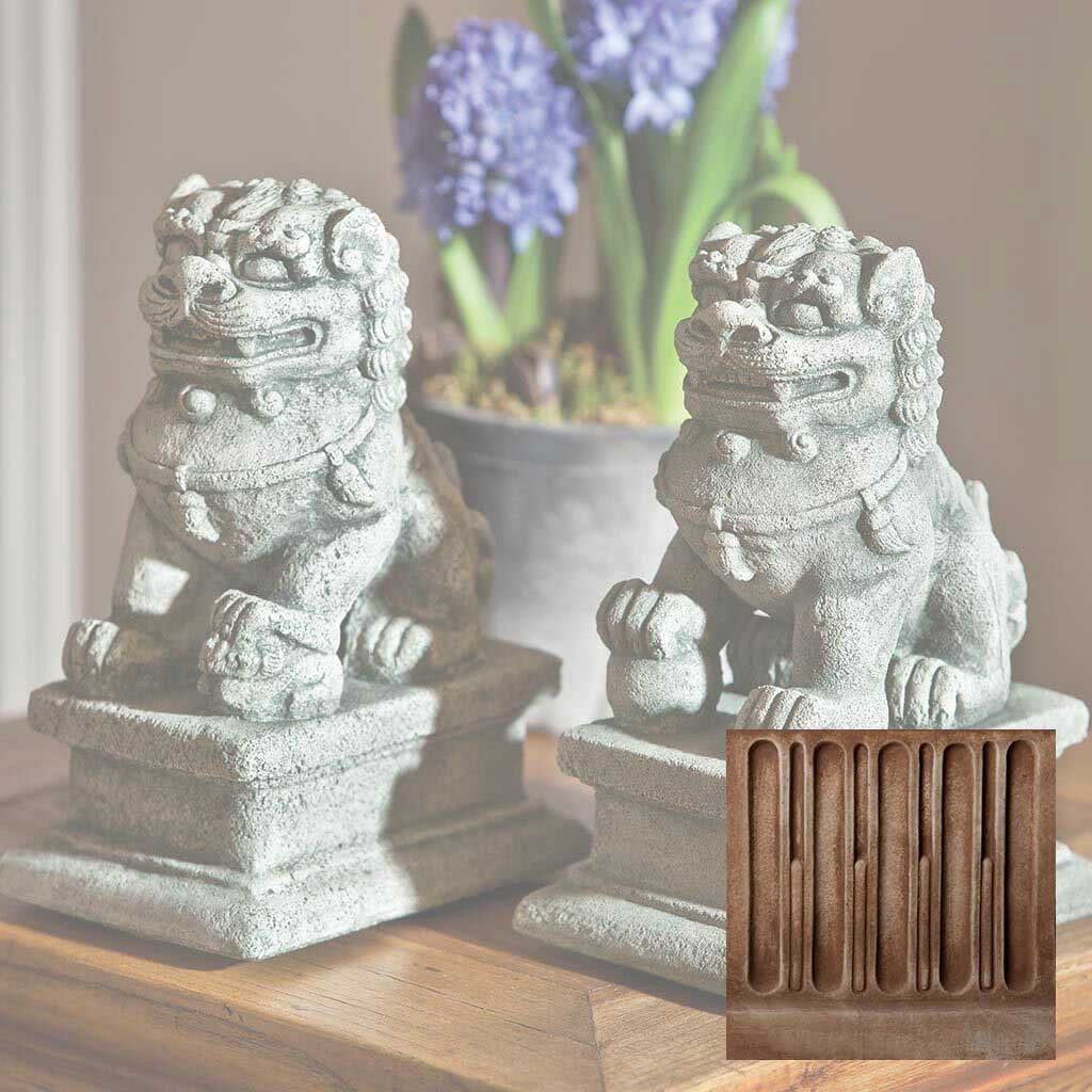 Small Temple Foo Dog Left and Right Set