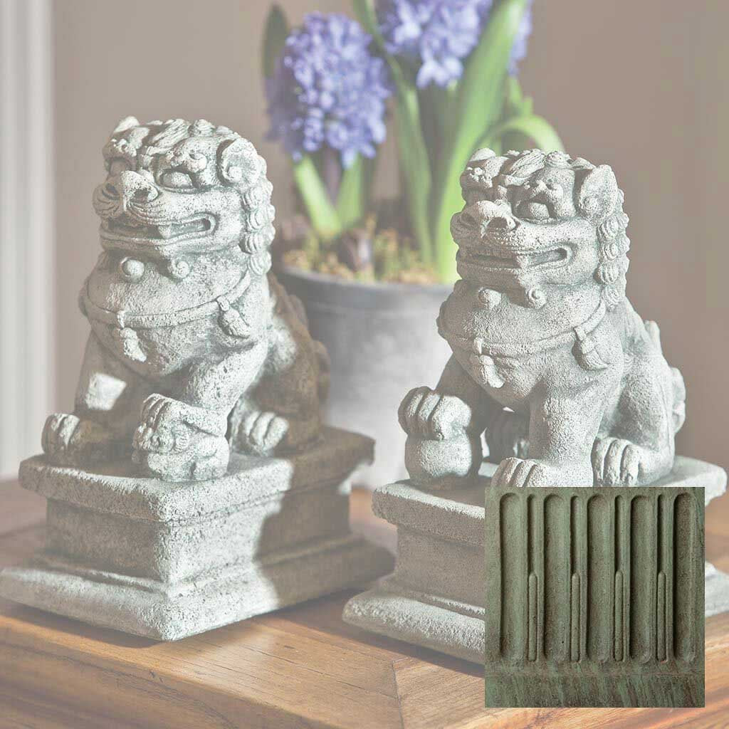 Small Temple Foo Dog Left and Right Set
