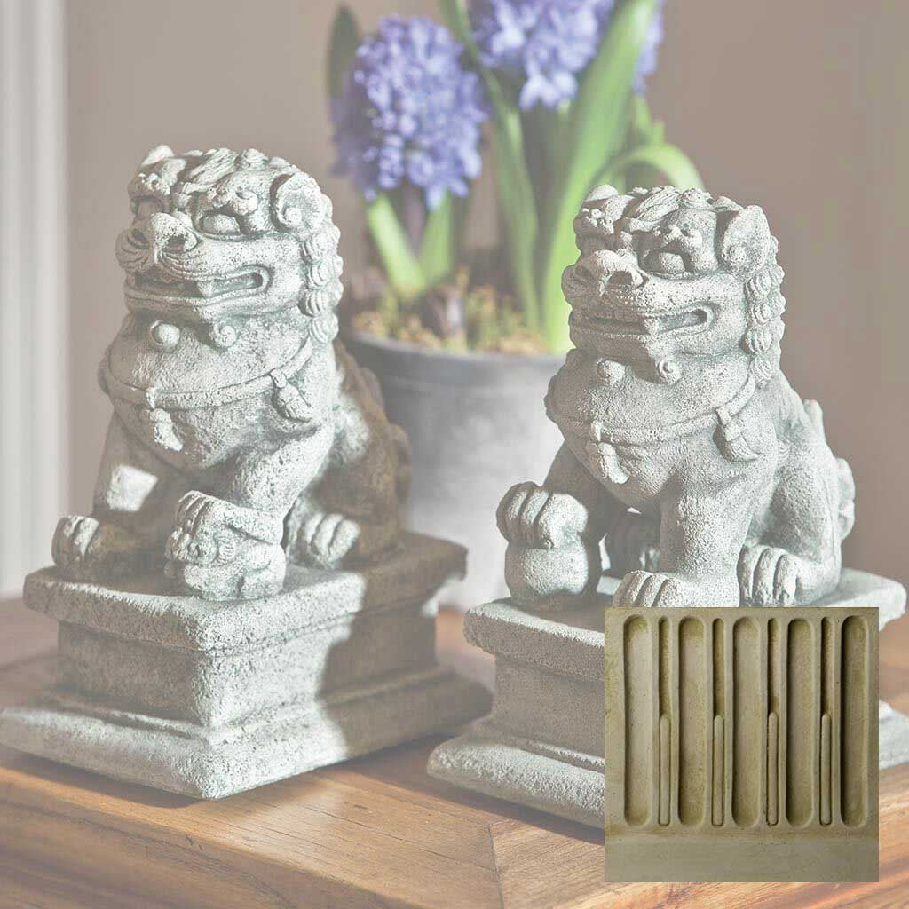 Small Temple Foo Dog Left and Right Set