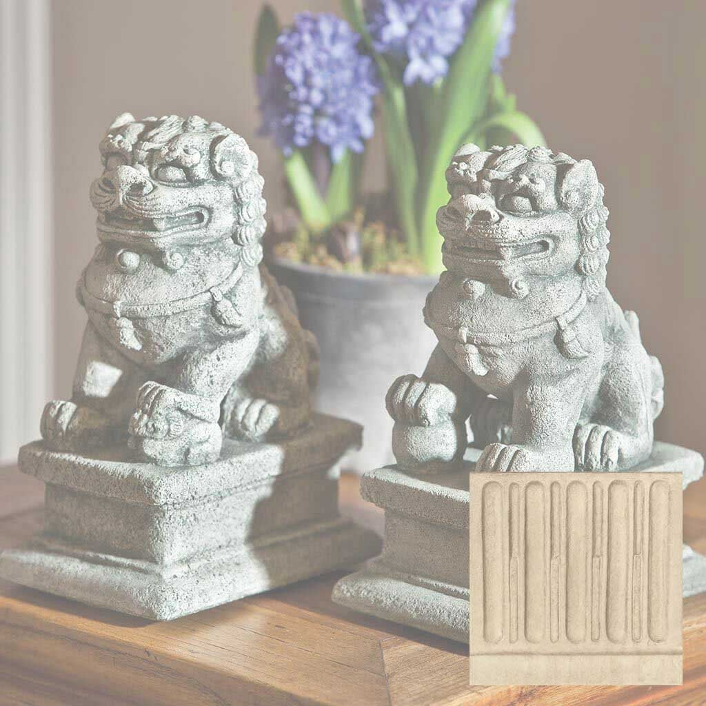 Small Temple Foo Dog Left and Right Set