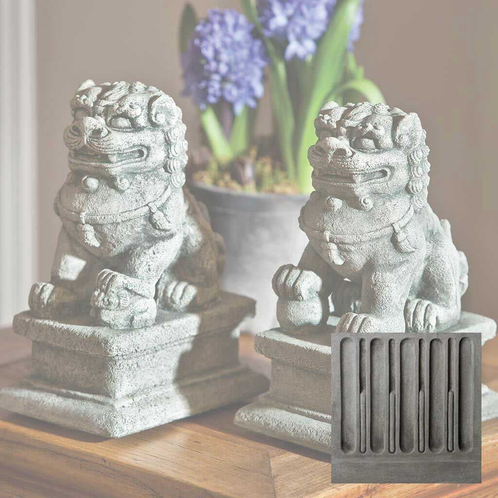 Small Temple Foo Dog Left and Right Set