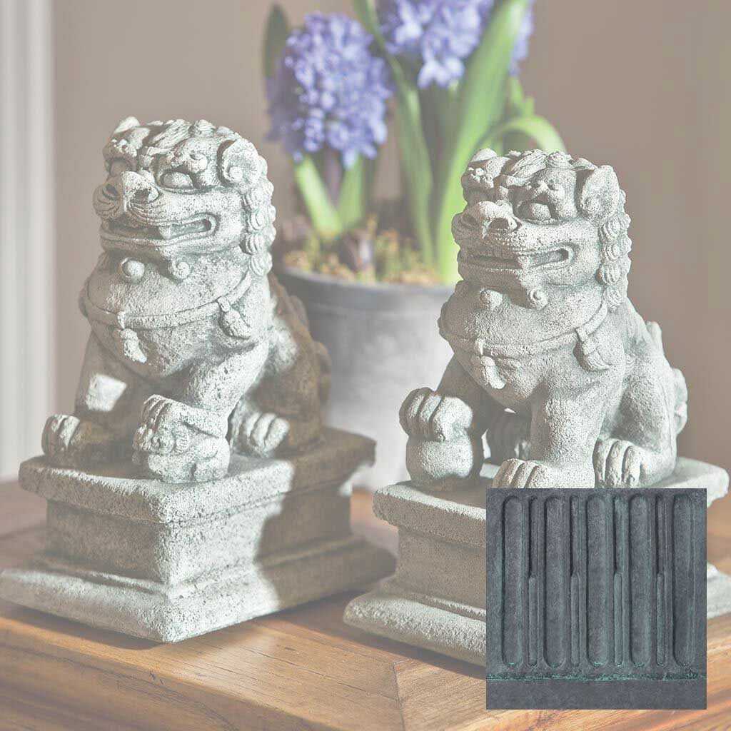 Small Temple Foo Dog Left and Right Set