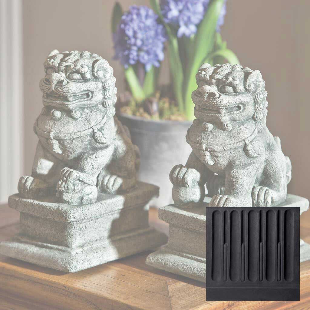 Small Temple Foo Dog Left and Right Set