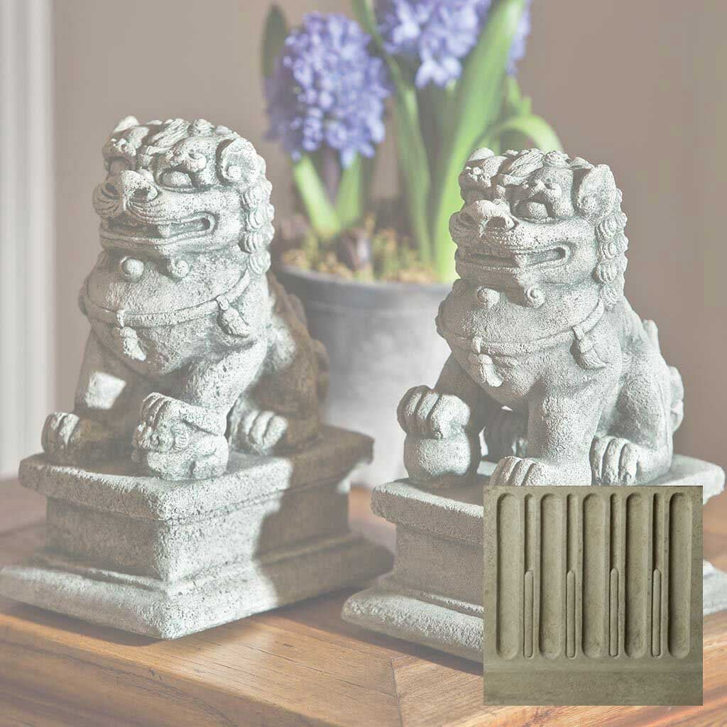 Small Temple Foo Dog Left and Right Set