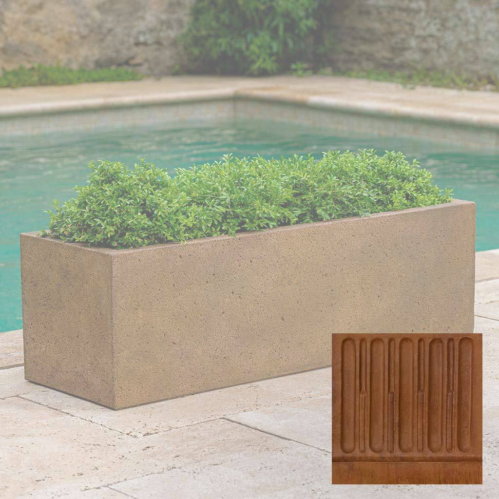 Textured Trough Planter