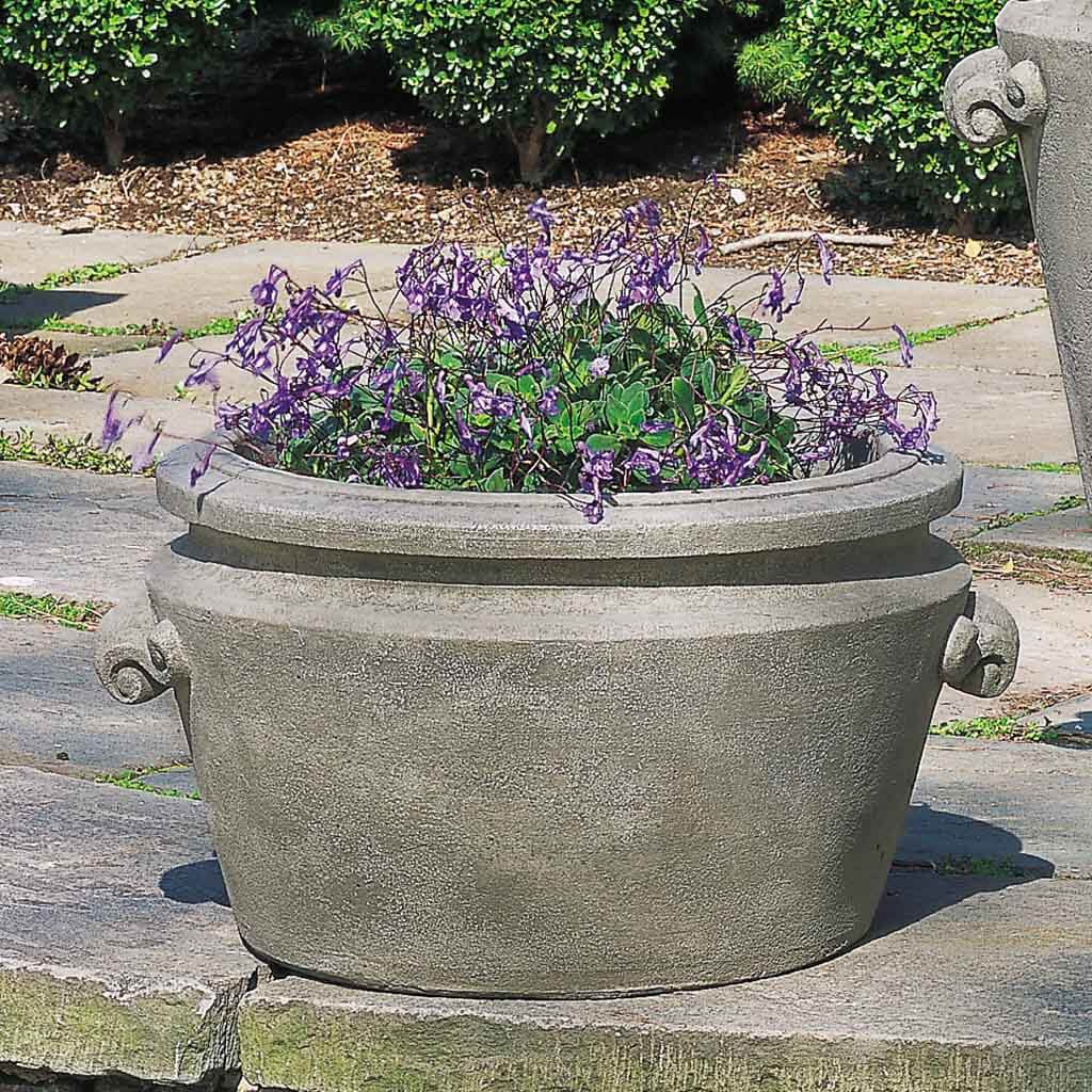 Scroll Handle Tub Planter