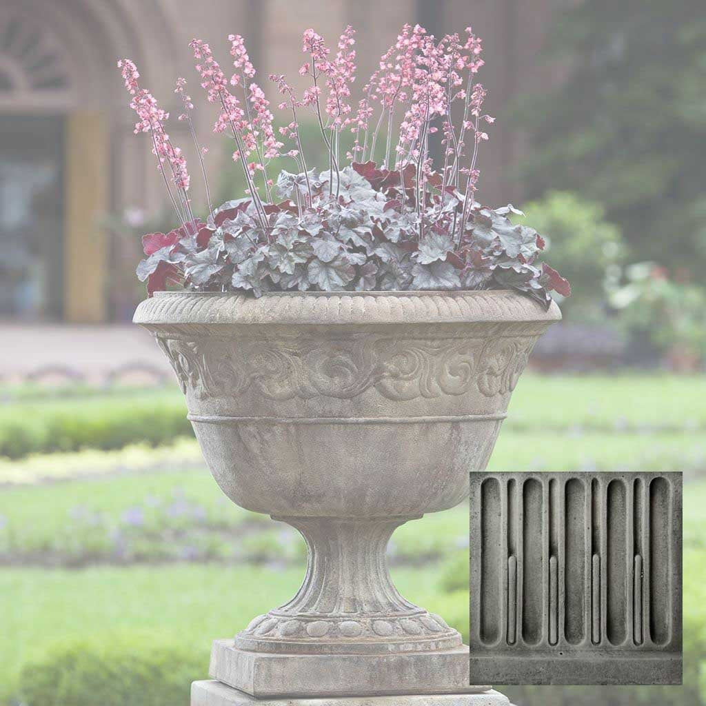 Smithsonian Foliated Scroll Urn