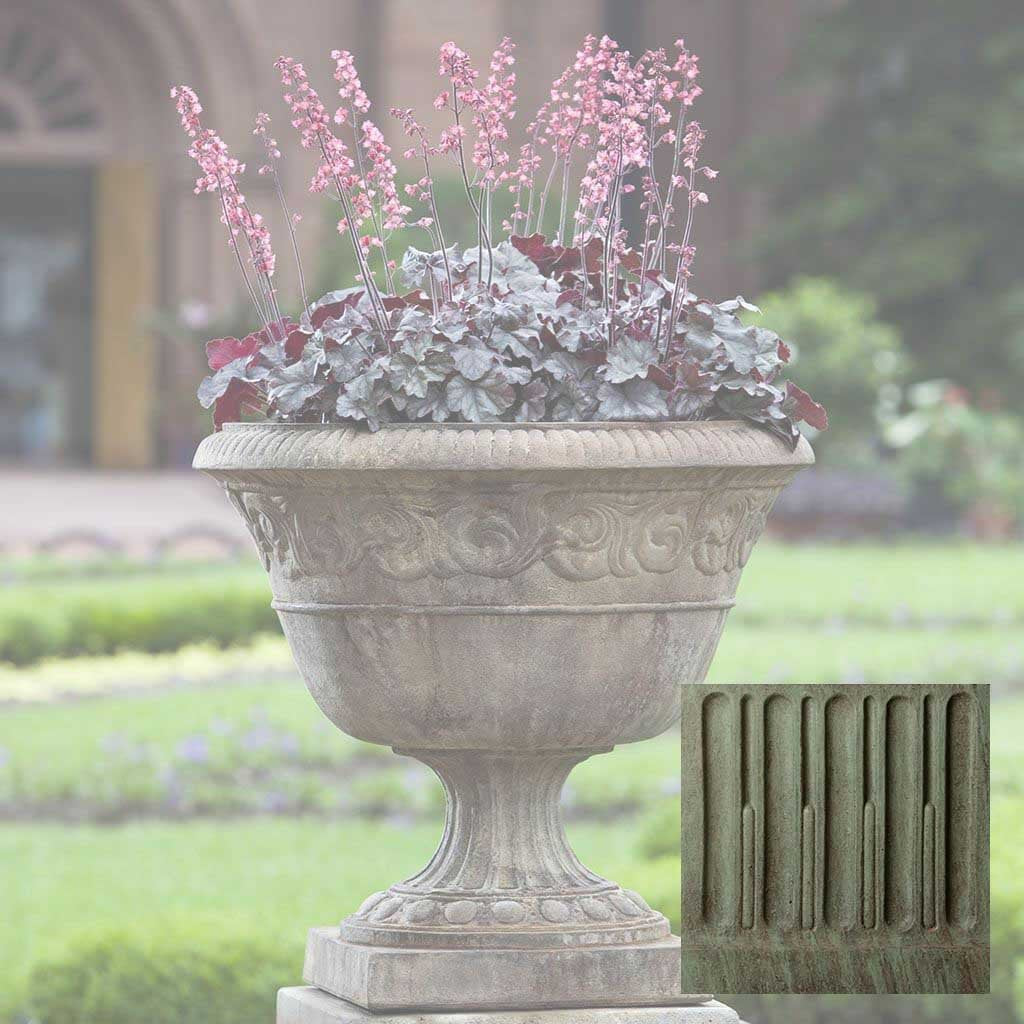 Smithsonian Foliated Scroll Urn