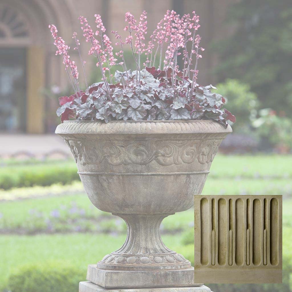Smithsonian Foliated Scroll Urn