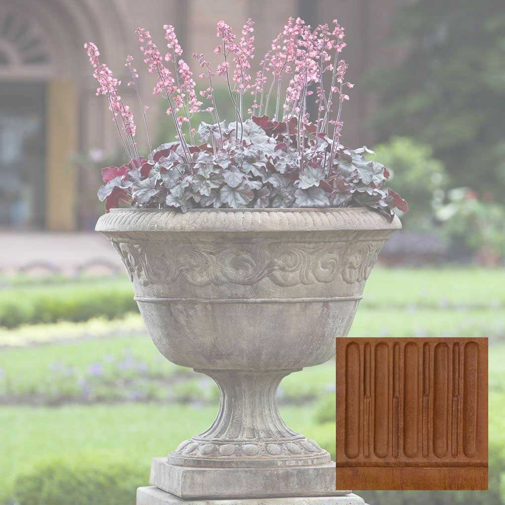Smithsonian Foliated Scroll Urn